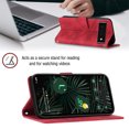 thumbnail image 4 of Compatible with Google Pixel 6 Pro Classic Embossed PU Leather Case with Card Holder Shockproof Cover, 4 of 5