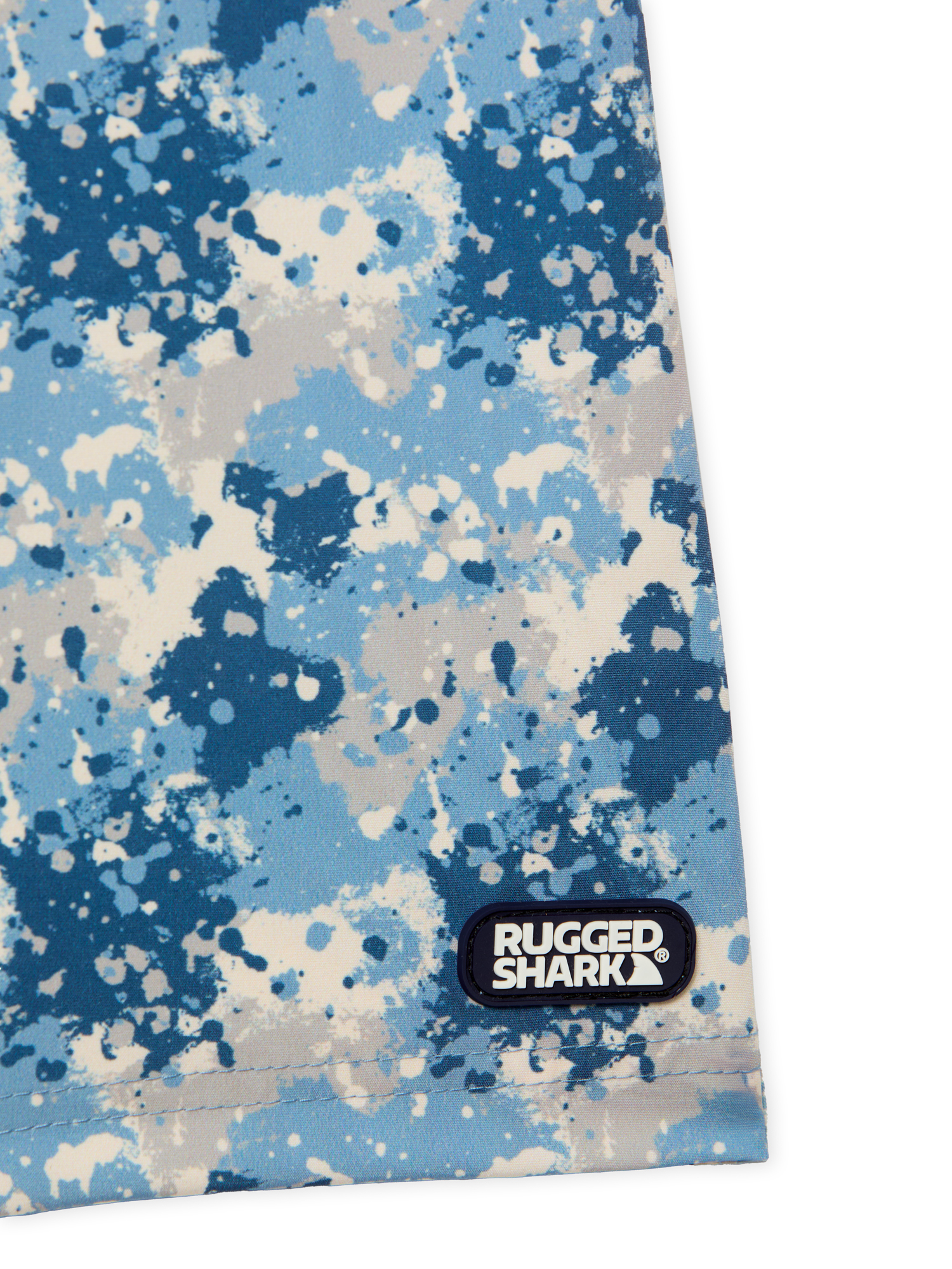 Rugged Shark Boys 6" Inseam Swim Trunks, Sizes 4-18