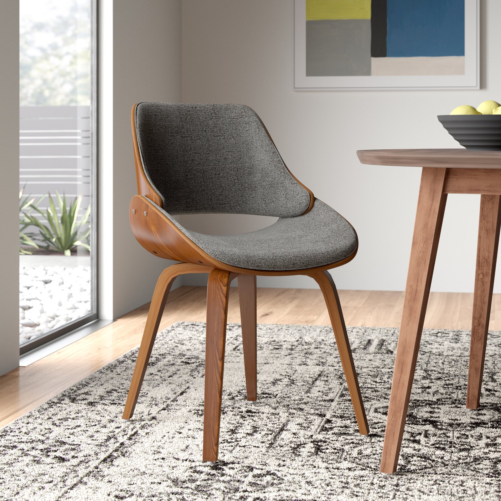 Arno Upholstered Dining Chair, Seat Height 17.5 ", Supplier Intended