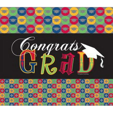 Graduation Time To Shine Plastic Tablecloth