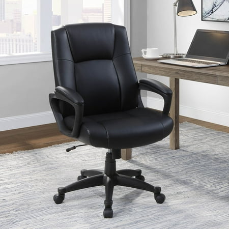 Mainstays Big & Comfortable Manager’s Chair, Supports up to 350lbS, Multiple (The Best Task Manager)