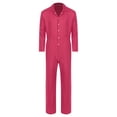 thumbnail image 3 of Choomomo Men's Wear Resistant Jumpsuit Coveralls Boiler Suit Warehouse Garages Overalls Mechanic Hot Pink 3XL, 3 of 6
