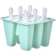 thumbnail image 1 of Moules à Popsicle 6 Pcs Moules à Glace en Silicone Réutilisables Démoulage Facile, 1 of 7