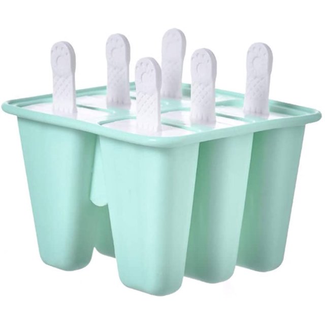 Moules à Popsicle 6 Pcs Moules à Glace en Silicone Réutilisables Démoulage Facile