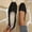 Black, variant on Women's Ballet Flats Summer Floral Lace Cut Out Slip On Lightweight Comfortable Flats 2026 Dressy Shoes for Wedding Casual Pink 7.5