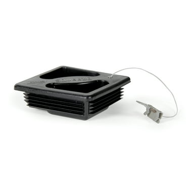 Camco RV Bumper Cap with Saver - Black, Plastic (40324)