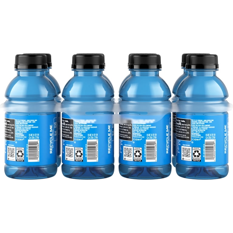 POWERADE Blueberry Sports Drink, Mountain Berry Blast, 12 fl oz, 8