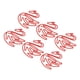 thumbnail image 3 of Clips De Papel Metálicos, Clips De Papel En Forma De Cisne Prácticos Portátiles 100 Piezas Para El Hogar, 3 of 8