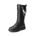 thumbnail image 1 of Botas DREAM PAIRS para Niñas, Altas hasta la Rodilla, con Cordones y Cierre Lateral, 1 of 5