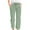 Green, variant on hotojiny Cotton Linen Pants for Women 2025 Summer Drawstring Elastic High Waist Casual Trousers Lightweight Straight Leg Beachwear