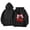 Black, variant on Kids Cherry Print Pullover Hoodie - Cute Bow Graphic Sweatshirt for Toddlers and Children, Ages 1-13 Years