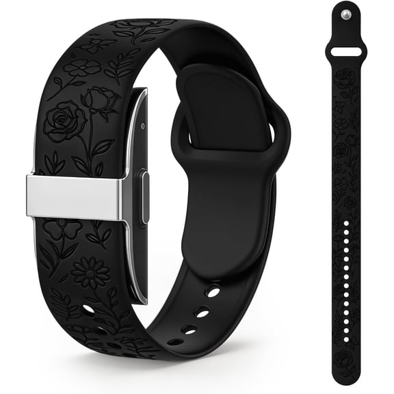 Floral Engraved Band Compatible with Hume Band  Strap 1.0
