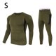 thumbnail image 4 of Jumpingount Ropa interior térmica de invierno para hombre, mallas para mantener el calor, conjuntos de ropa, calzoncillos de compresión transpirables, ropa Camisetas Verde oscuro S Jumpingount AP013256-01, 4 of 6