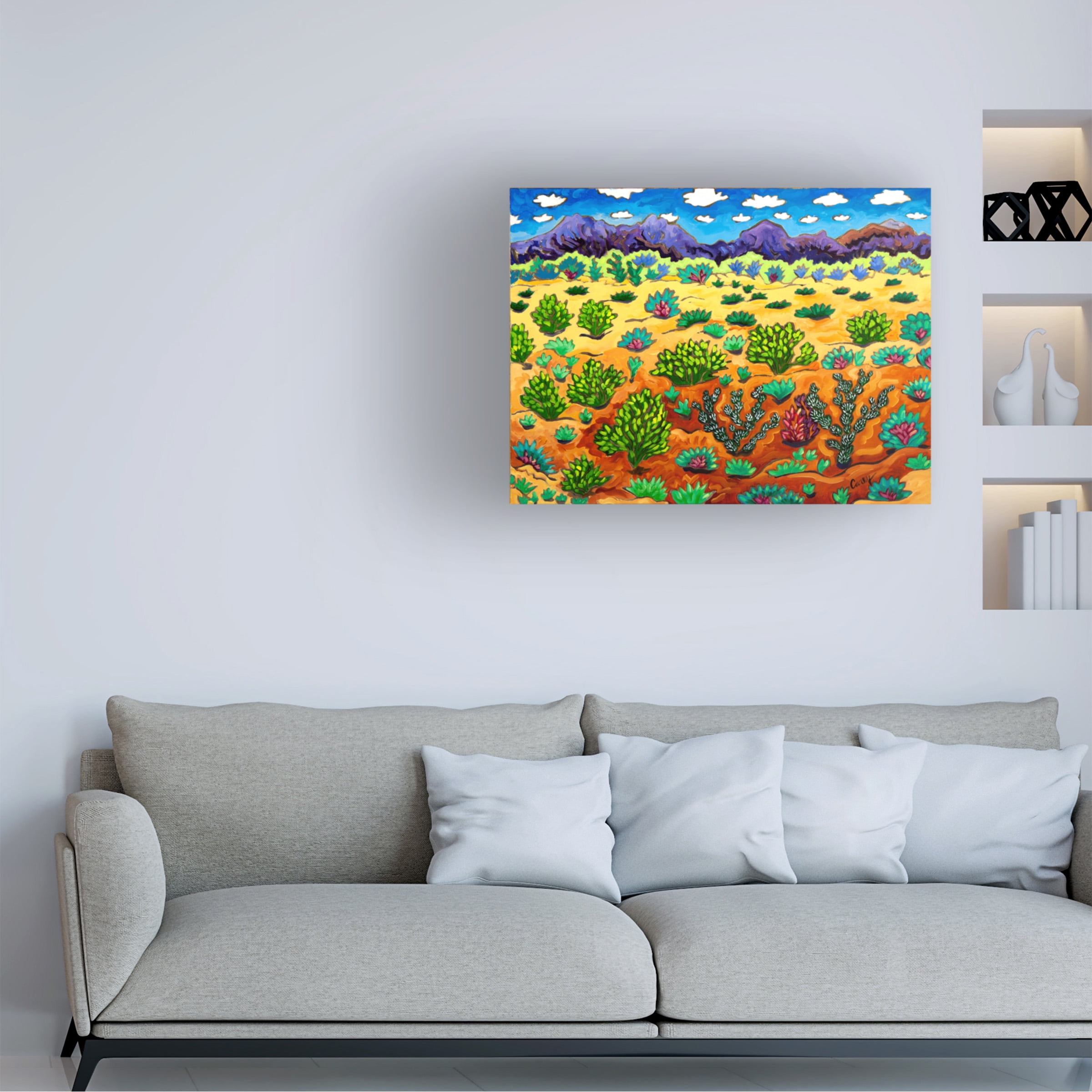 Cathy Carey 'Western Destination' Canvas Art