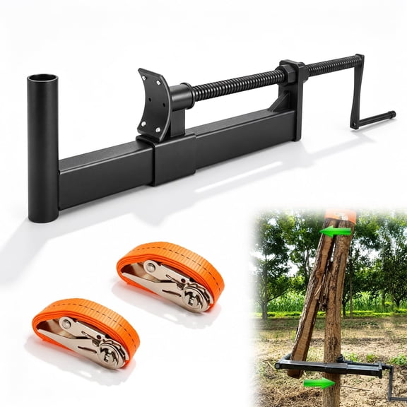 Tree Straightener Kit, Sapling Trunk Straightening Tool for Young Trees, Fits 6cm-Dia Tree Trunks