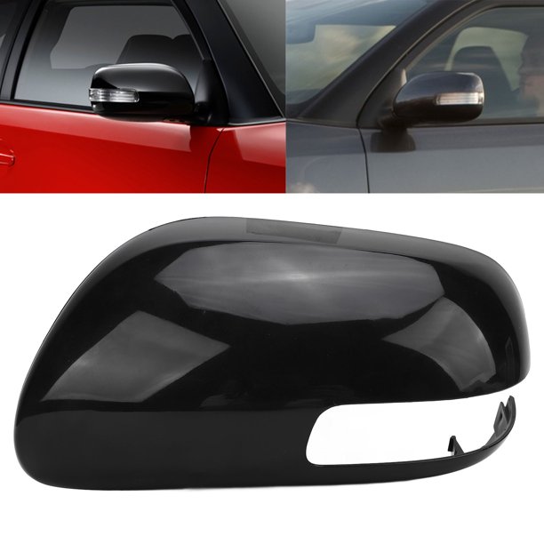 Cubierta Del Espejo De La Puerta Del Automóvil, Tapa Del Espejo Retrovisor De Alta Resistencia A Prueba De La Puerta Exterior De La Puerta Del Clima Para TC 2011-2016 Black Gloss