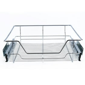 Walfront Under Shelf Storage Basket Kitchen Pantry Pull Out