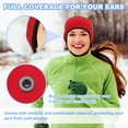 thumbnail image 3 of Uxcell Ear Warmer Headband, Ear Warmer Winter Stretchy Running Sweatband Outdoor Essential for Running Walking Black with Dark Green, 3 of 7