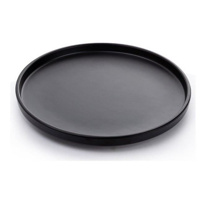 Plateau Rond pour Souper, Assiette Créative de Déjeuner Occidental pour Dessert et Salade