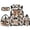 Camo Brown Bow, variant on Yuyamidu Duck Camo Bow 4Pcs School Backpack Set, 17 Inch Large Capacity Bookbag with Lunch Box Pencil Case Water Bottle Sleeve for Teens Boys Girls Outdoor Travel
