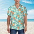 thumbnail image 2 of Haiem Cute Sloth on Floral Tree Printed Hawaiian Shirt for Men - Men’s Casual Beach Summer Shirts - Stretch Fabric with Modern Fit-XX-Large, 2 of 7