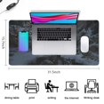 thumbnail image 5 of Wukong Mouse Pad No Skid Cool Rubber Mousepads for Table Desk Snow, Buildings, Stairs Desk Mouse Pad for Computer Desk Laptop Decoration (31.5x15.7in), 5 of 7