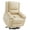 Creamy, variant on Garvee Power Lift Recliner Chair, Leather, Heat and Massage, Beige
