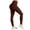 j39-Brown, variant on Womens Leggings Athleisure Solid Color Ankle Slim-Leg Seamless Waistband High Legging Ladies Casual Comfortable Breathable Soft Daily -Lifting Yoga Pants,M
