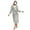 Grey, variant on AherBiu Robes for Women Fuzzy Fleece Sexy Party Wedding Bathrobe Plush Lightweight Soft Warm Winter Pajamas