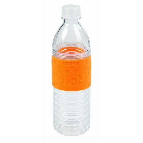 Copco Hydra Reusable Tritan Water Bottle with Spill Resistant Lid 16.9 oz - Neon Orange