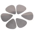 thumbnail image 1 of 6x Stainless Steel Guitar Picks - Silver, 1 of 4