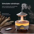 thumbnail image 4 of Aroma Diffuser Oil Dispenser Relaxation Air Humidifier Colorful LED Lightning Lamp Droplets&Fog Effect, Flying Saucer Shape, UFO Design Remote Control (Black), 4 of 7