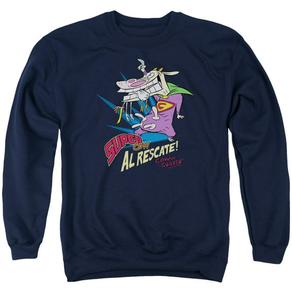 Cow &Amp; Chicken - Super Cow - Crewneck Sweatshirt - XXX-Large