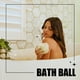 thumbnail image 5 of 4 bolas de baño, frotamiento de espalda, pelotas de tenis de burbujas, flores de baño grandes MFZFUKR BST3022398-1, 5 of 6