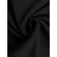 thumbnail image 5 of INSPIRE CHIC Womens Split Maternity Dresses Bodycon Ruched Ribbed Knit Photoshoot Pregnancy Dress Medium Black, 5 of 6