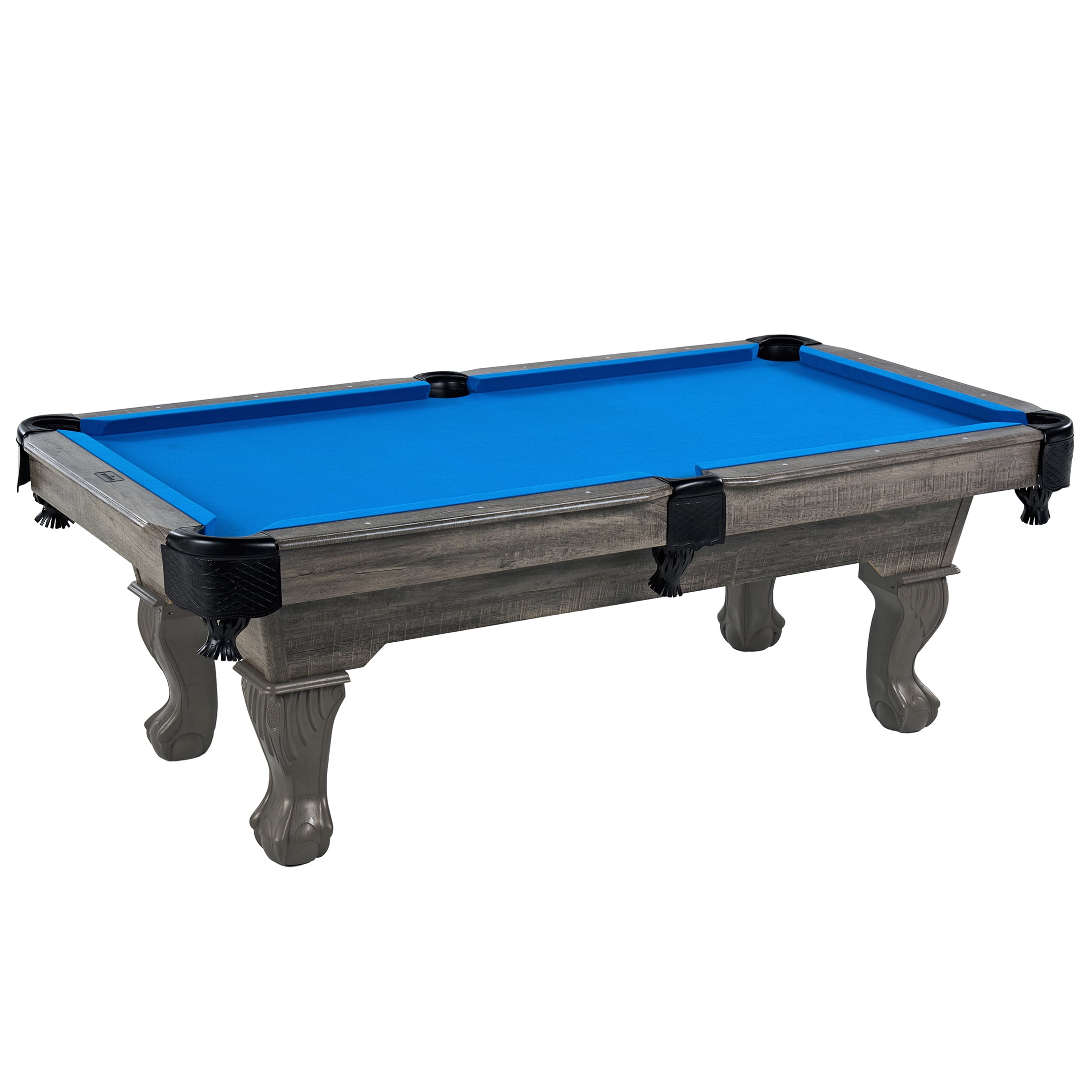 Barrington Billiards 7.5 ft Pool Table Set with Cue Rack & Dartboard, Blue