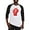 Black/White, variant on CafePress - Raised Fist Baseball Jersey - Cotton Baseball Jersey, 3/4 Raglan Sleeve Shirt