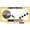 gold, variant on BestLicensePlateFrames Thin Red Line USA Flag Metal License Plate Frame with Caps, Black, 4-Hole Design