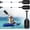 Black, variant on Boat Canoe Paddles Telescoping Collapsible Oar Aluminum 21.3-41.7 in Kayak Paddles Adjustable Length for Kayak Inflatable Dinghy Water Sport Boat Accessories