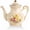 Flowering Shrubs, variant on Xuet  Pink Rose Teapot, 25oz/ 3 Cup Vintage Ivory Ceramic Tea Pot, Floral Teapot with Gold Trim, Gifts for Women