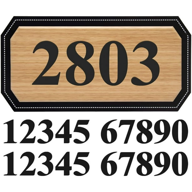 House HTAIGUO s Numéro de boîte aux lettres Panneaux d'adresse