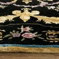 thumbnail image 3 of SAFAVIEH Savonnerie Elvan Floral Bordered Wool Area Rug, Black/Multi, 6' x 9', 3 of 6