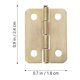 thumbnail image 5 of IDEANATEGRATE 20Ud Bisagras Para Caja De Madera De Hierro Amarillo Con Detalles Vintage Y Tornillos Incluidos, 5 of 6