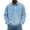 Light Blue, variant on Men's Corduroy Shirt Quarter Button Pullover Long Sleeve Polo Shirt Casual Work Shirt with Pocket Black S(S)