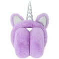 thumbnail image 2 of Cute Women Girls Winter Warm Ear Warmers Collapsible Unicorn /Cat Ear Earmuffs, 2 of 4