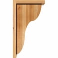 thumbnail image 3 of 6"W x 10"D x 18"H Carmel Rough Sawn Corbel w/Backplate, Western Red Cedar, 3 of 9