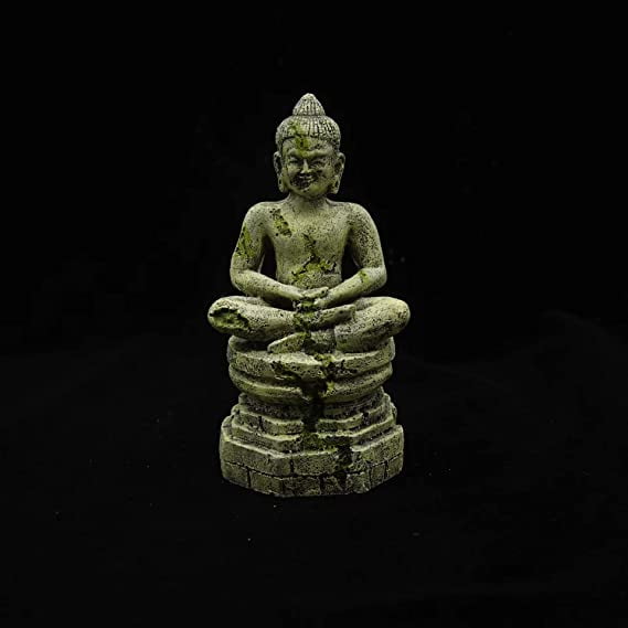 ChasMe Aquarium Decoration Smile Buddha Statue Fish Tank Retro Ornament Betta Fish Cichlid Tank Landscaping