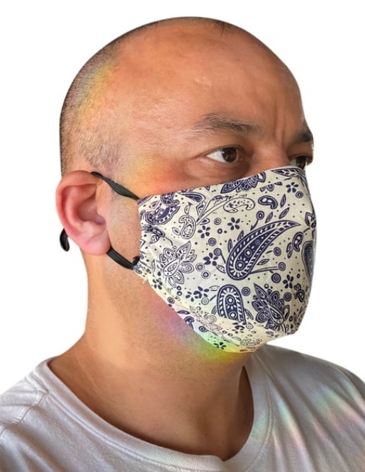 Men/Women Washable Reusable Face Mask With Eyes Shield Protective & 2 Filters.-^ 