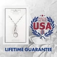 thumbnail image 7 of Stainless Steel Chain Women's Lanyard, Stronger, Badge Holder 34 inches, 7 of 7