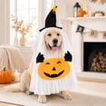 thumbnail image 6 of Gqtwoy Dog Halloween Apparel Funny Ghost Pumpkin Pet Outfit, Creepy Crawler Decor, Witch Hat Dress-up Cape, Halloween Costume for Small Medium Dogs, Pet Holiday Outfit, Furry Friend Party Wear, 6 of 6
